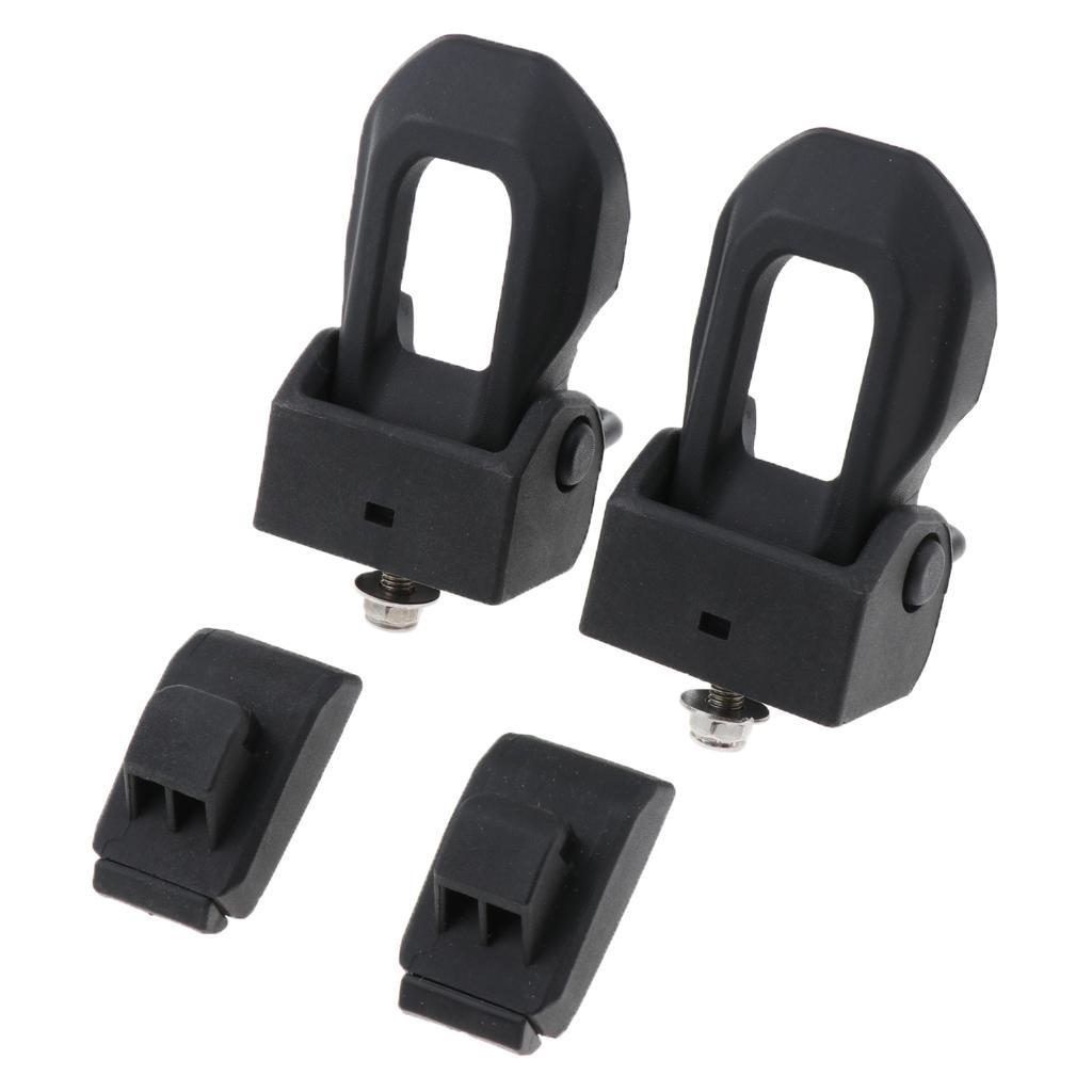 Pair Locking Hood Catch Upgrade Kit Suitable for 07-18 Wrangler JL