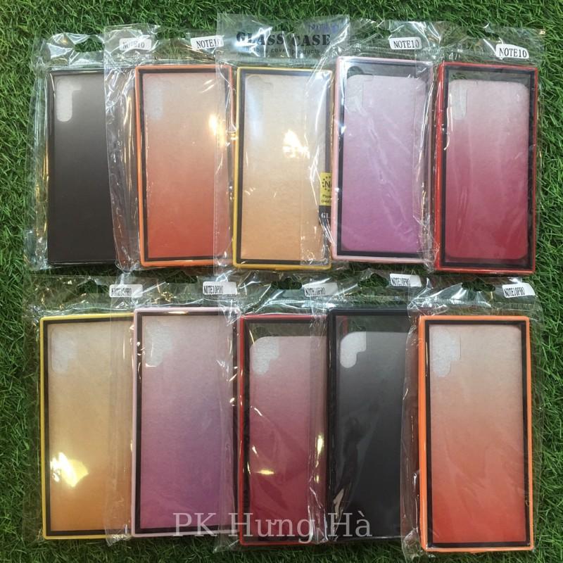 Ốp lưng meka giả kính viền mềm cho máy samsung note 8 note 9 note 10 note 10pus s8plus s10 s10plus