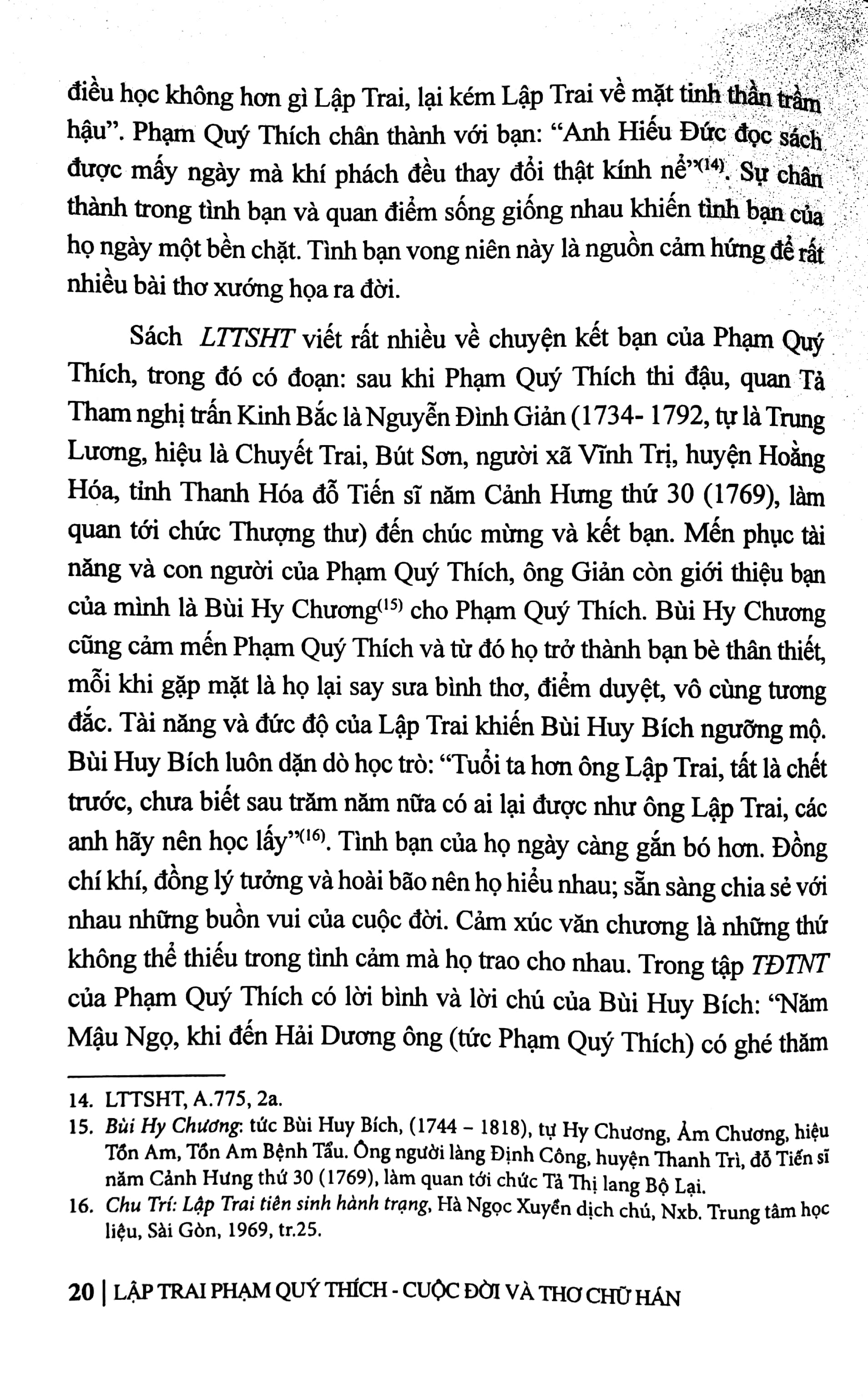 Lập Trai Phạm Quý Thích - Cuộc Đời Và Thơ Chữ Hán