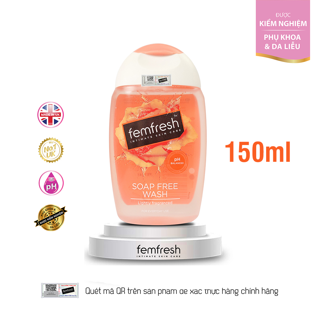 Dung Dịch Vệ Sinh Phụ Nữ Giúp, Thơm, Tươi Mới Suốt Ngày Dài Femfresh Daily Intimate Wash 150ml