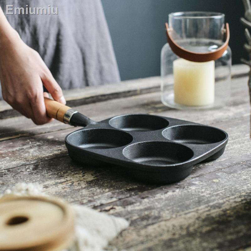 ❀Khuôn chiên trứng mới Chảo chống dính không tráng phủ