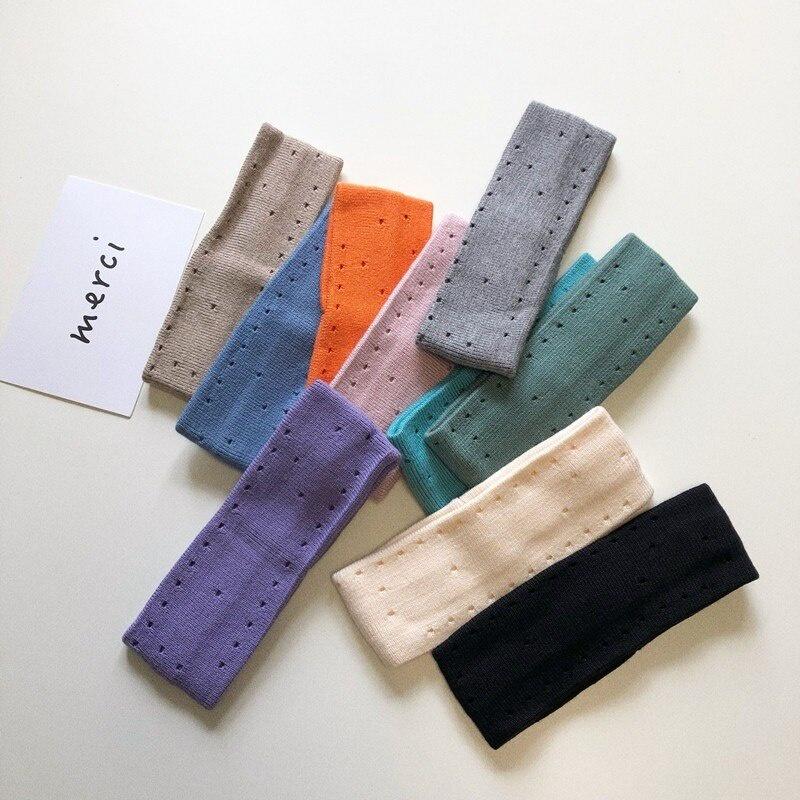 Women Sports Yoga Headband Breathable Knitted Sport Running Sweat-absorbent Headbands Hairband Headwear Headscarf