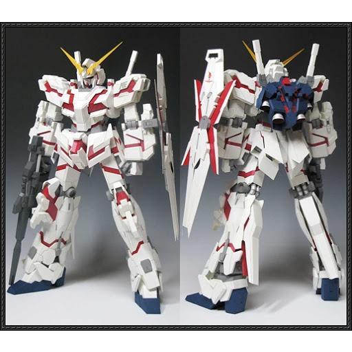 Mô hình giấy GD RX-0 Unicorn