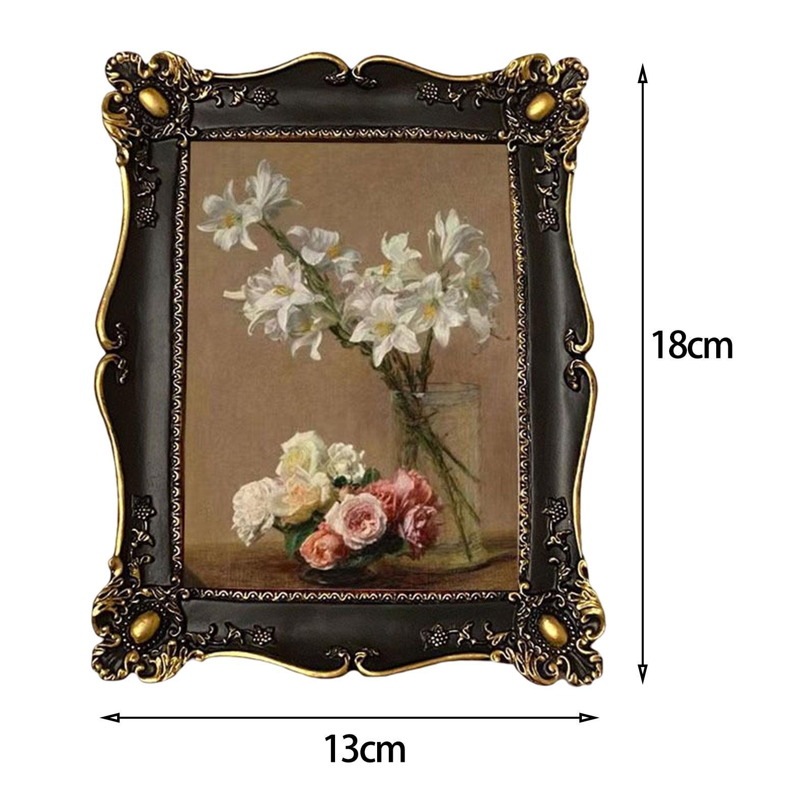 Retro Style Photo Frame Desktop Picture Frame Picture Holder for Ornament