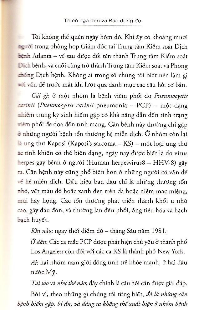 Sách Dịch Bệnh- Kẻ Thù Nguy Hiểm Nhất