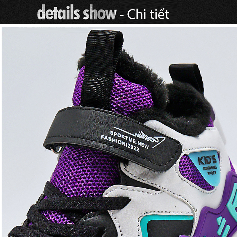 Giày thể thao cho bé trai /bé gái phong cách dễ thương – GTE2036