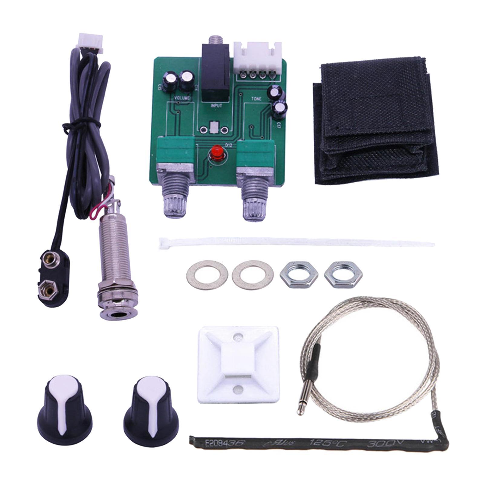 EQ Equalizer  Set Acoustic Guitar DIY Replacement Parts Accessory