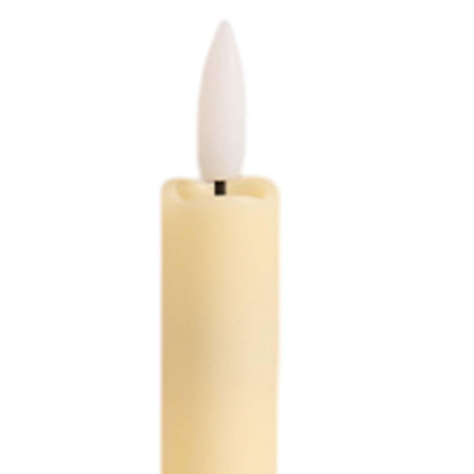6x LED Pillar Candles Decorative Candles Electric Candles Decoration 3D Wick Candles Flicker Taper Candles for Birthday Hotel Party Festival