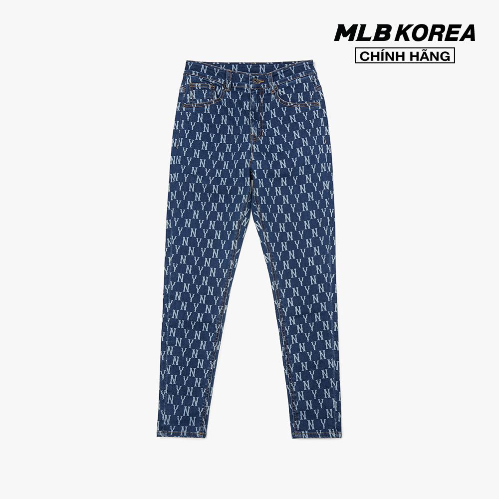 MLB - Quần jeans nữ phom skinny Monogram 3FDPM0521