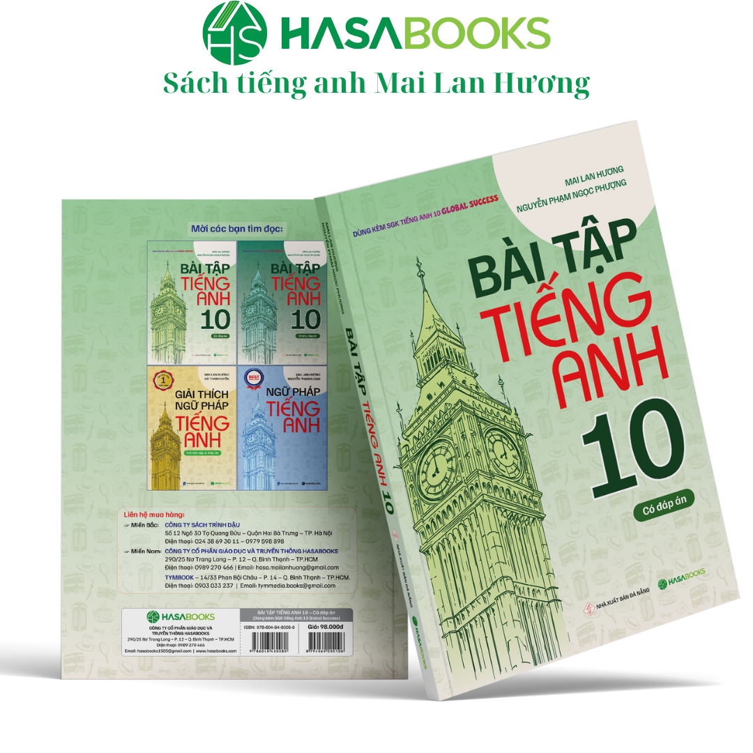 Bài Tập Tiếng Anh 10 Global Success (Có Đáp Án) - Mai Lan Hương