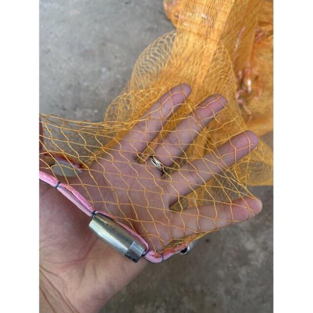 Chài đánh cá dù vàng nặng hơn 5kg cao 4m bung 8m y hình thegioidocau