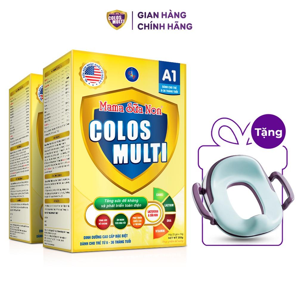 Combo 2 hộp sữa bột cho bé Colosmulti 350g - 450g [Quà Tặng bệ ngồi vệ sinh]