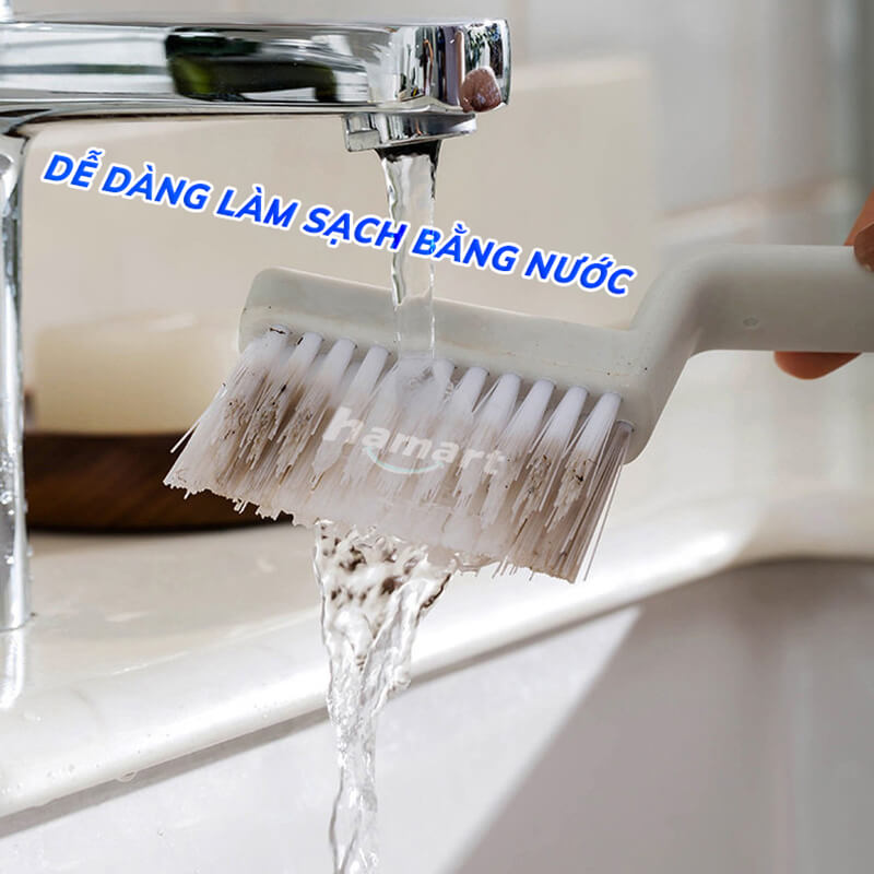 Bàn Chải Vệ Sinh Khe Hở Chữ V Đa Năng Hamart Chà Viền Bếp Cọ Rửa Kẽ Bồn Cầu Cửa Sổ Mép Tường Nhà Tắm