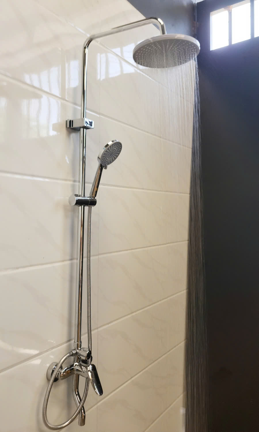 Cây sen nóng lạnh Đồng mạ Chrome Eurolife EL-SC928 (Trắng bạc)