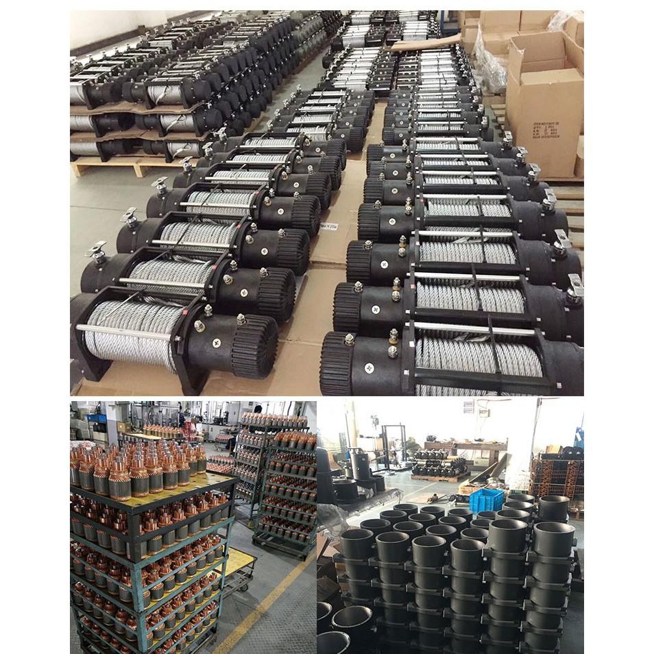 Tời Ắc Quy - Tời cứu hộ ô tô Winch - 12000lbs - 12V