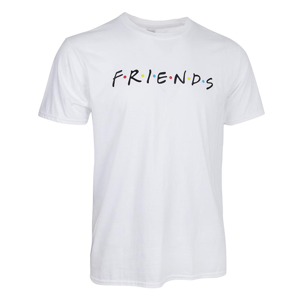Women's Short Sleeve Round Neck T-shirt Funny Letter Printed Friends Shirt Comfy Casual Sport Tops