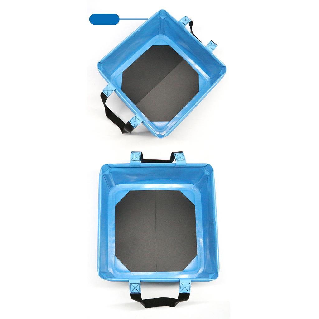 2PCS Folding Collapsible Water Container Camping Hiking Car Washing Bucket