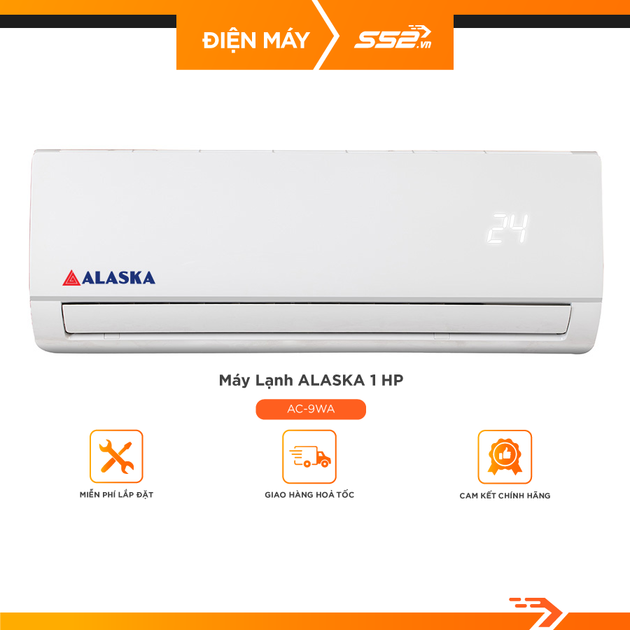 Máy Lạnh Alaska AC-9WA - Hàng Chính Hãng - Miễn Phí Lắp Đặt Nội Thành HCM