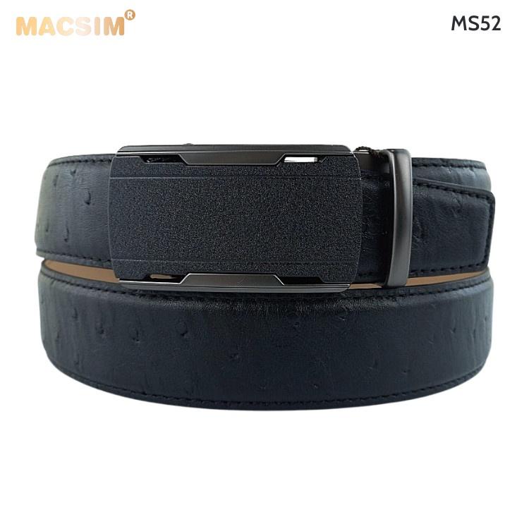 Thắt lưng nam da thật cao cấp nhãn hiệu Macsim MS52