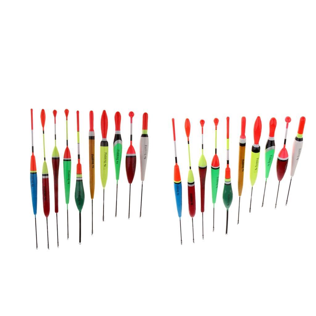 20Pcs Durable Saltwater Freshwater Fishing 4g Balsa Wooden Floats Bobbers