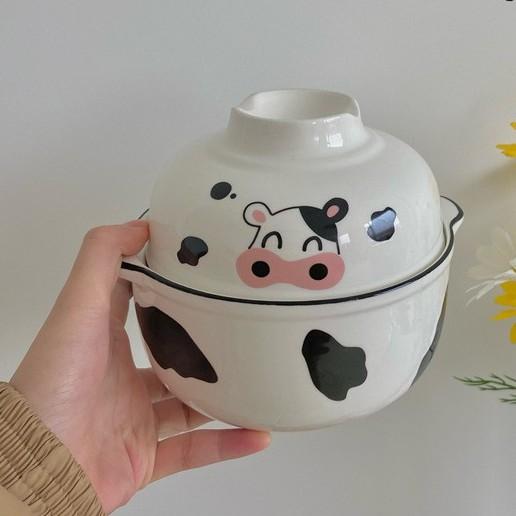 Bộ bát/tô úp hình bò sữa