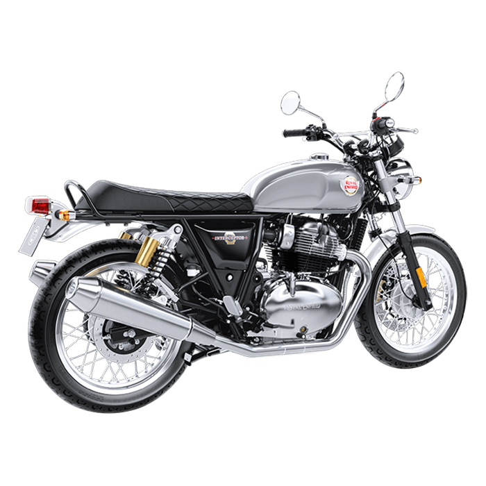 Xe Moto Royal Enfield Interceptor - Bạc Bóng