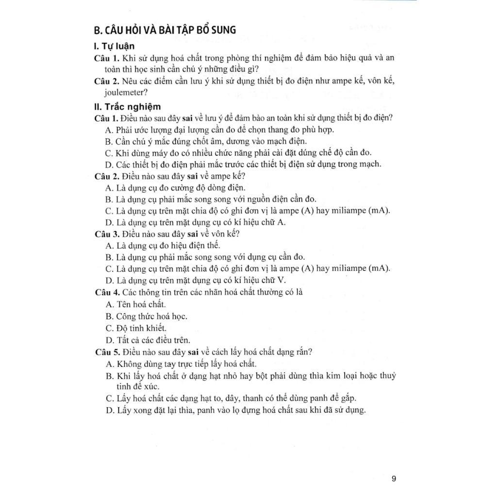 Sách - Hướng Dẫn Trả Lời Câu Hỏi Và Bài Tập Vật Lí Lớp 8 - Khoa Học Tự Nhiên - Bám Sát SGK Kết Nối Tri Thức Với Cuộc Sống - Hồng Ân