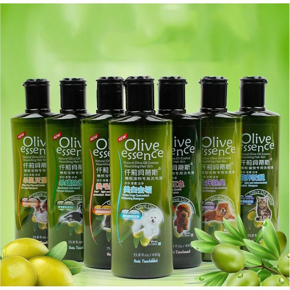 Sữa tắm cho thú cưng olive 450ml - Sữa tắm chó mèo