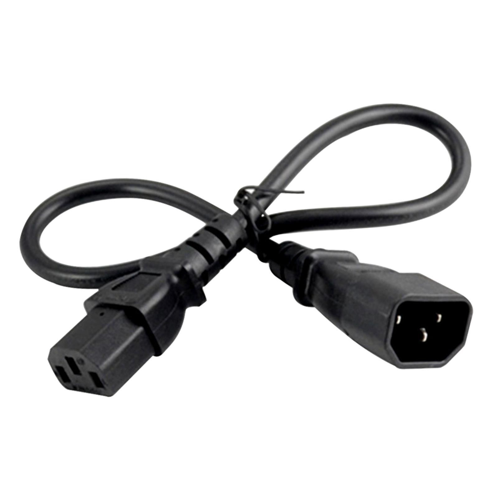 IEC320-C14 to IEC320-C13 Power Cable Direct Replaces Low Resistance Male to Female Power Line