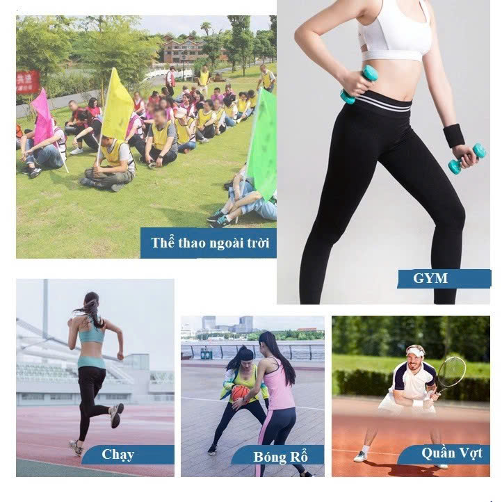 Bộ 2 băng cổ tay thấm mồ hôi thể thao MÀU XÁM Combo 2 băng cổ tay thể thao cao cấp thấm mồ hôi bảo vệ cổ tay