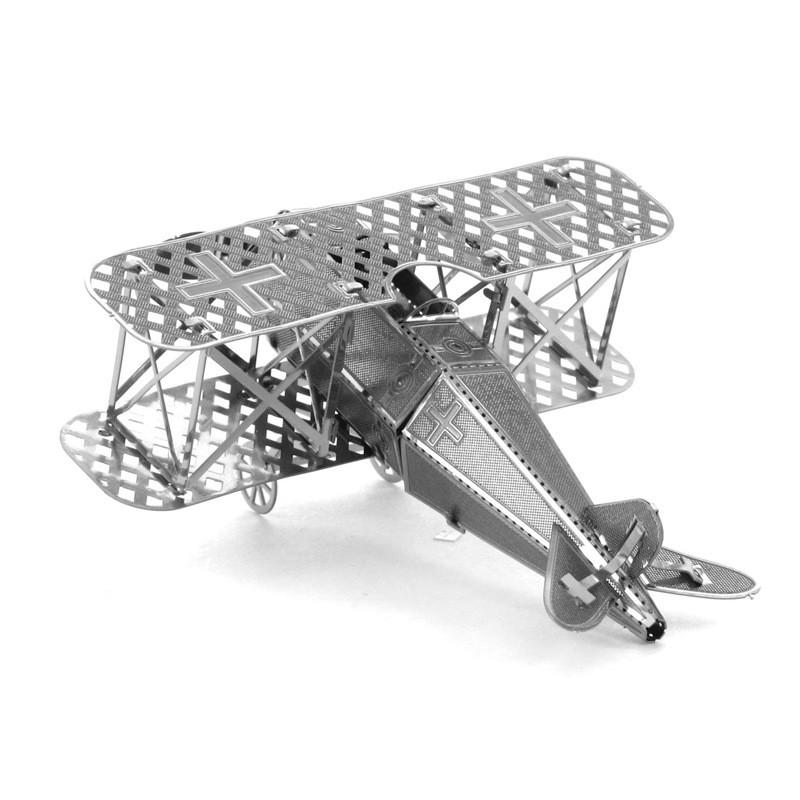 Mô Hình Lắp Ráp 3d Máy Bay tiêm kích cánh kép Fokker D.VII - Đức