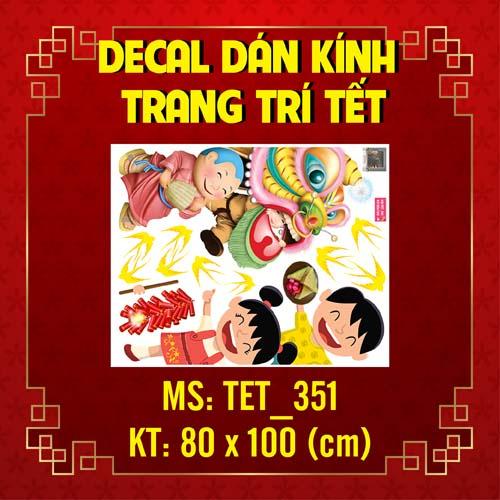 DECAL TRANG TRÍ TẾT NGUYÊN ĐÁN 2022 COMBO SỐ 16