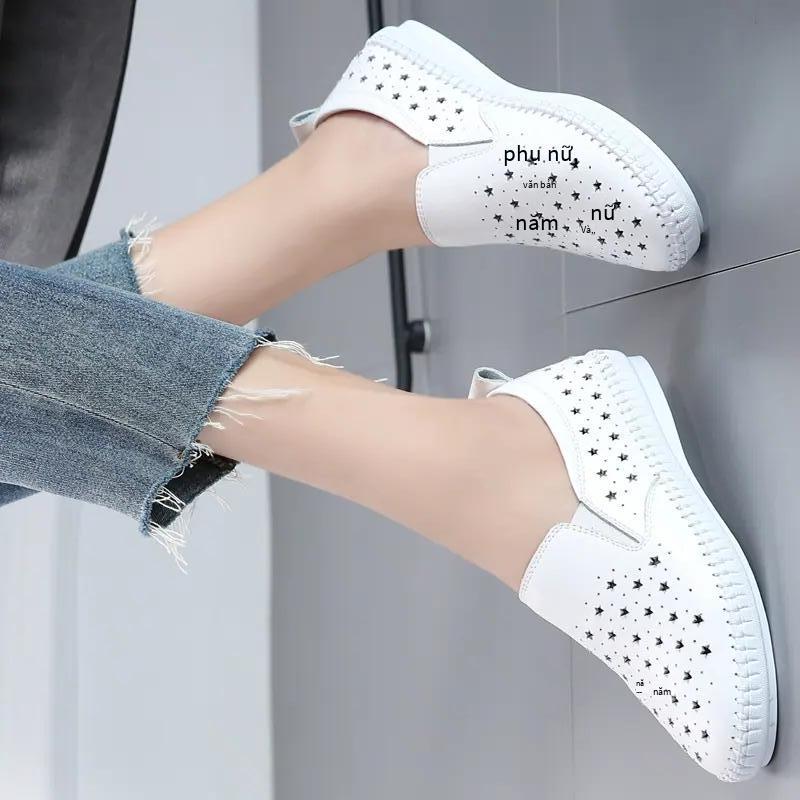 Giá đặc biệt giày nhỏ màu trắng giày hợp thời trang tất cả các trận đấu giày đỏ ins giày hợp thời trang đề nghị đảm bảo chất lượng
