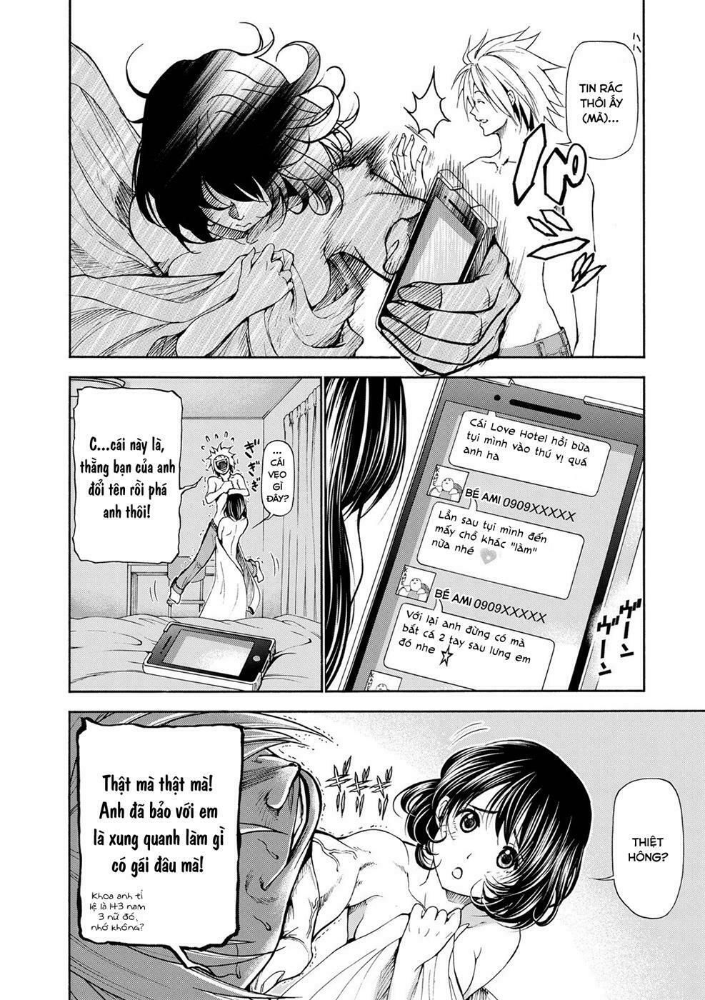 cô gái thích lặn - grand blue chapter 19.5 16