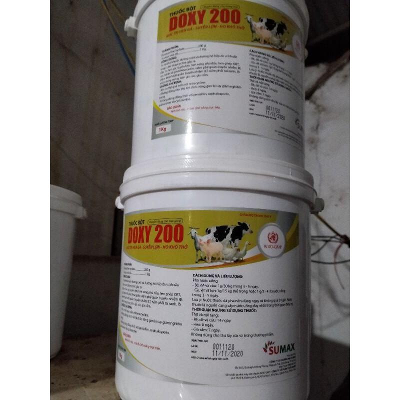 DOXY 200- ĐẶC TRĨ HEN GÀ- SUYỄN LỢN- HO KHÓ THỞ 500g