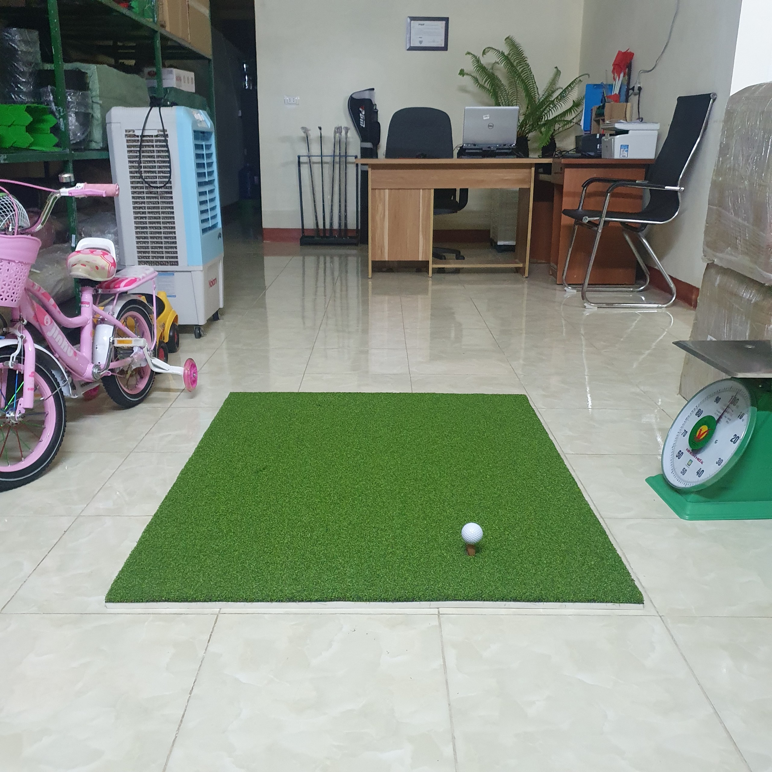 Bộ thảm + Lồng  tập swing golf tại nhà: Thế hệ mới có lỗ tập chip, dễ di chuyển, chất lượng tốt