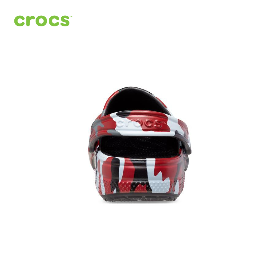 Giày lười nam Crocs Classic Clog U Printed Camo Blk/Red - 206454-063