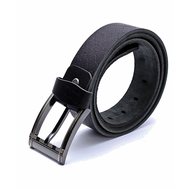 HJ4102 - Dây nịt nam Huy Hoàng 1 lớp 4P màu đen