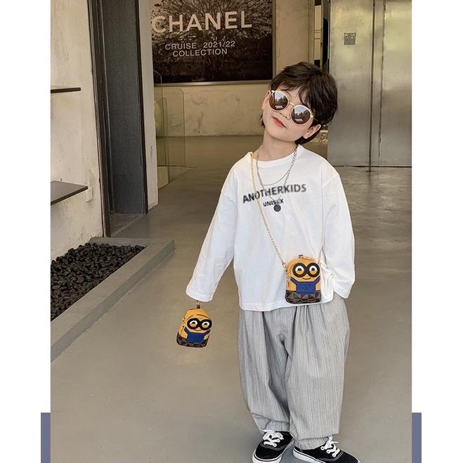 Túi đeo chéo Minion dễ thương cho bé KÈM HỘP xịn xò - Túi mini nữ đeo chéo hình minion đựng son, chìa khoá đi chơi, cafe