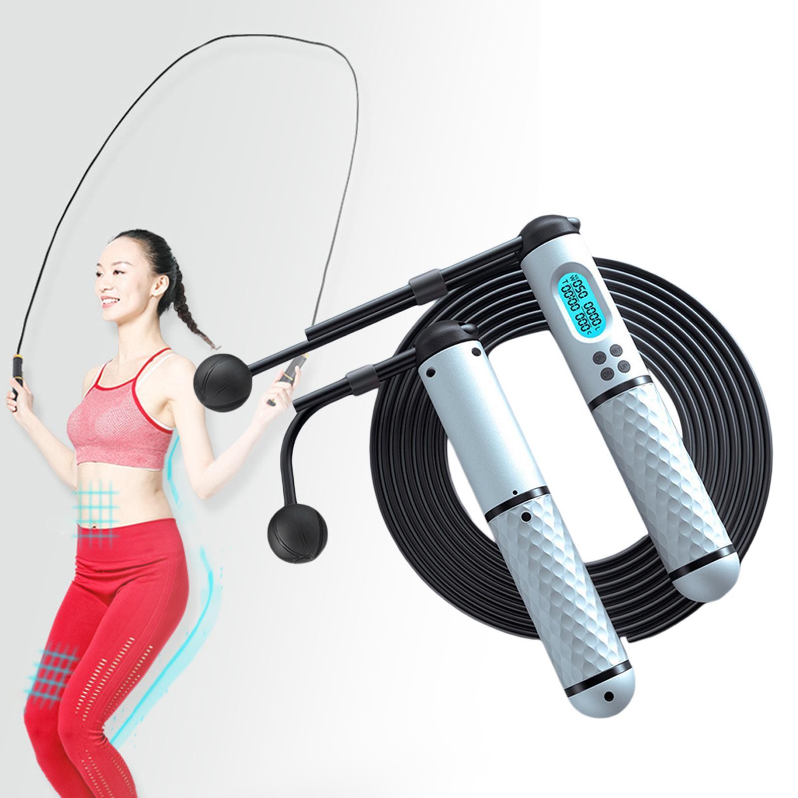 Skipping Rope Electronic Digital Rope Jumping for Sports Workout Women Men