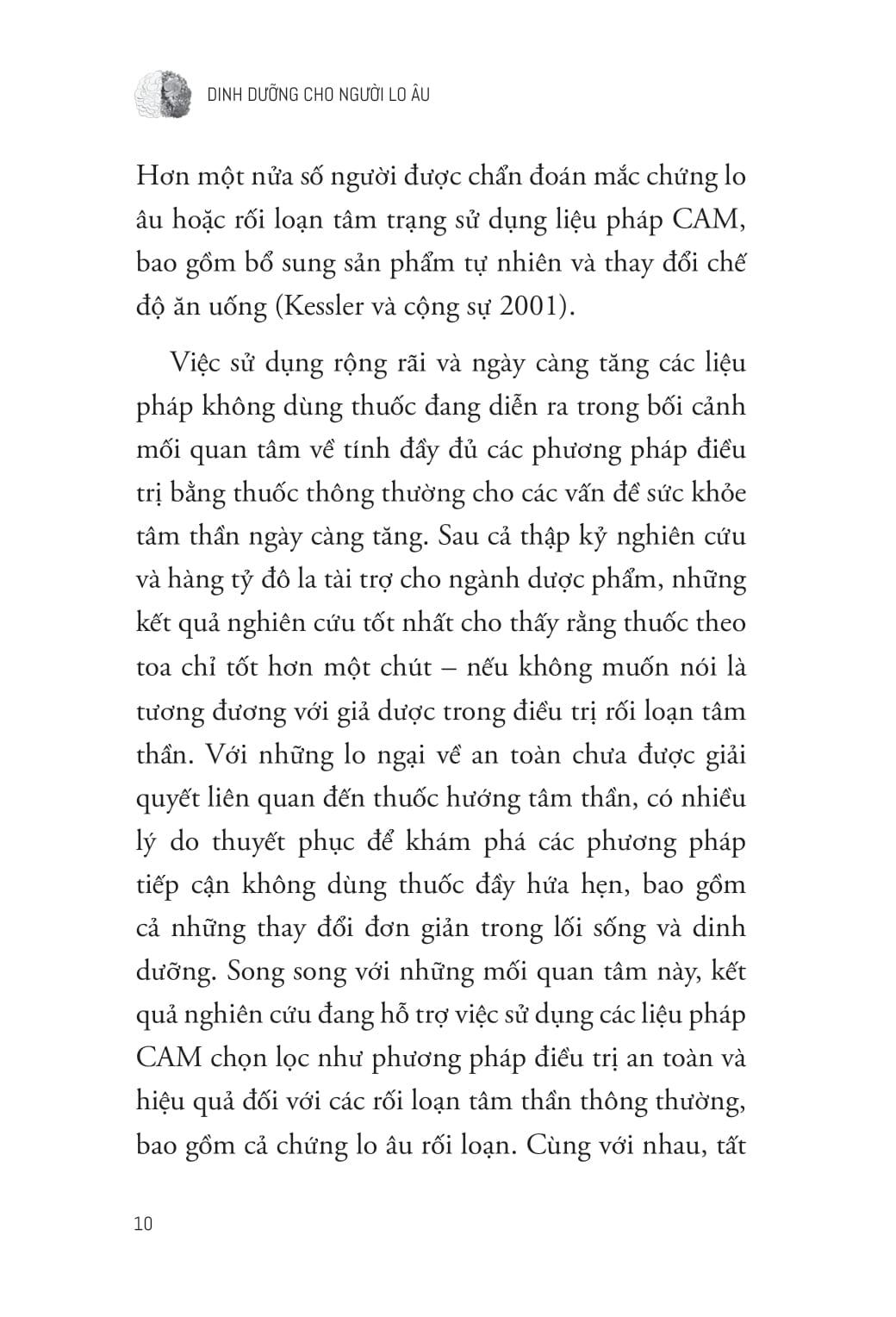 Sách - Dinh Dưỡng Cho Người Lo Âu