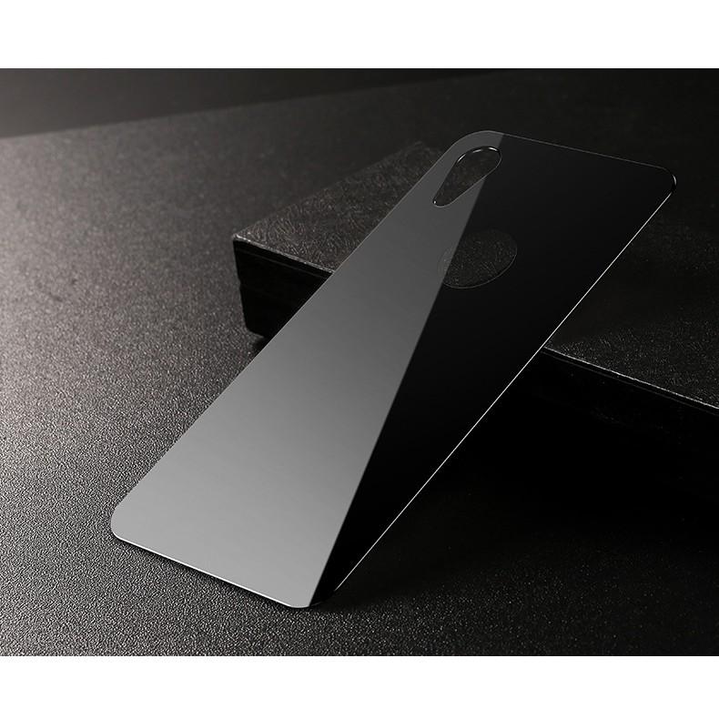 Kính cường lực dành cho Iphone XR & Xs Max màu mặt sau 0.3 mm chính hãng Baseus