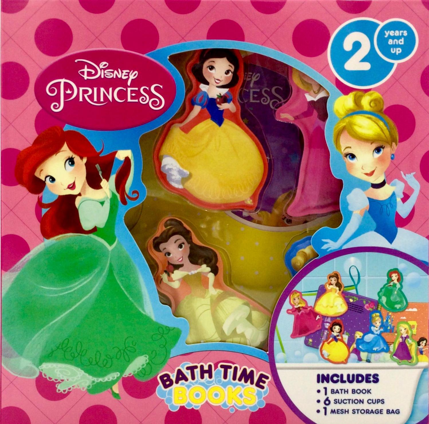 Disney Princess: Bath Time Books