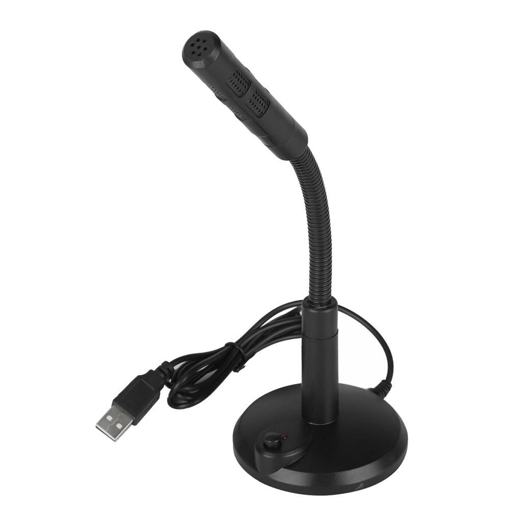 USB Microphone for Computer,Plug & Play Professional PC Microphone with Mute Button, Desktop Condenser Mic Compatible with Recording