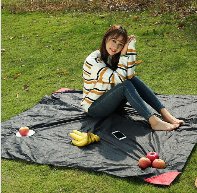 Thảm pinic gấp gọn, thảm dã ngoại du lịch đi biển, bạt trải picnic cắm trại đi phượt gấp gọn siêu nhỏ, siêu nhẹ GD499-BatPinic-GG