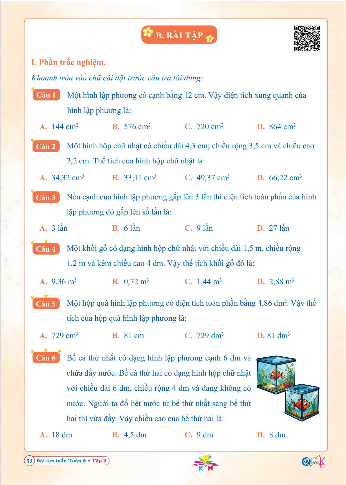 Sách - Bài Tập Tuần Toán Lớp 5 - tập 1 - Kết Nối