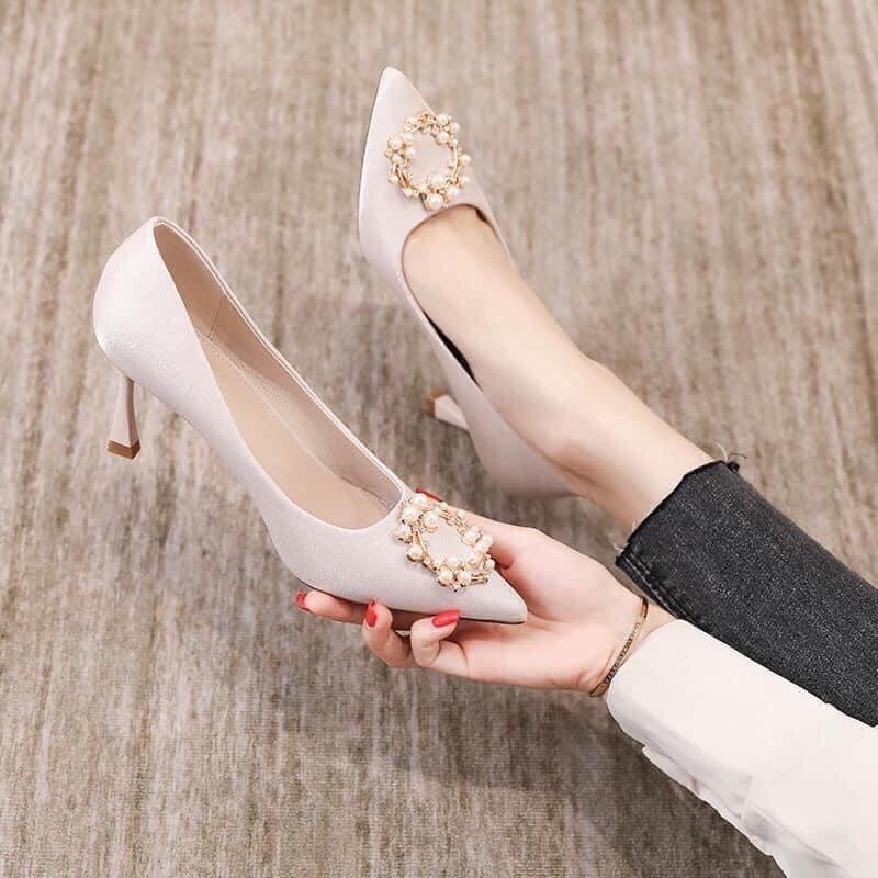 QC777 GIÀY ĐÍNH NGỌC