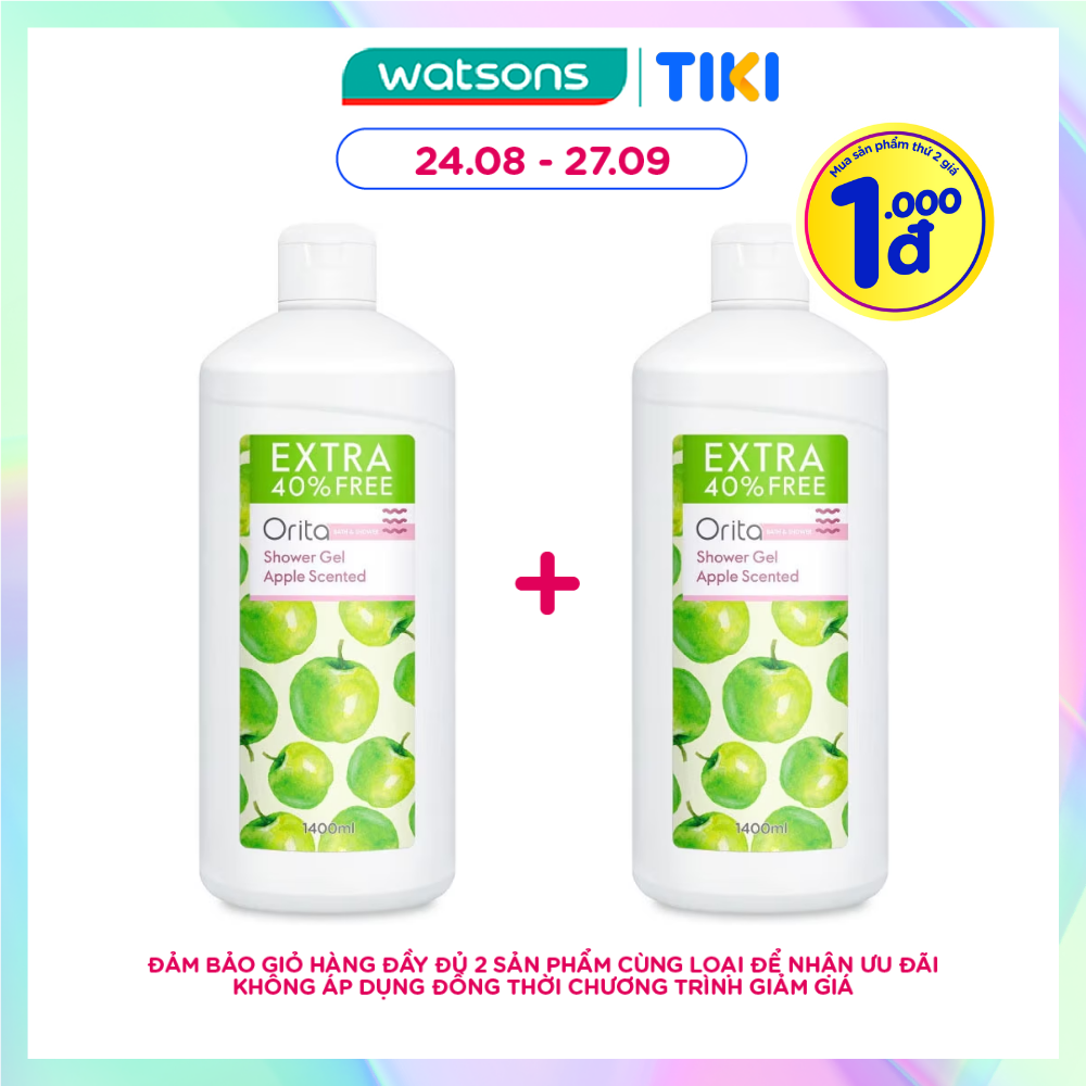 Gel Tắm Orita Apple Scented Shower Gel 1400ml