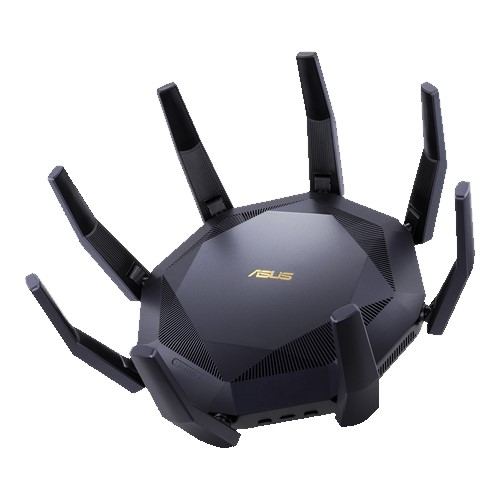 Router  Wifi 6 ASUS RT-AX89X Chuẩn AX6000 Hai Băng Tần Kép (Cực Hầm Hố Dành Cho Game Thủ) - Hàng Chính Hãng