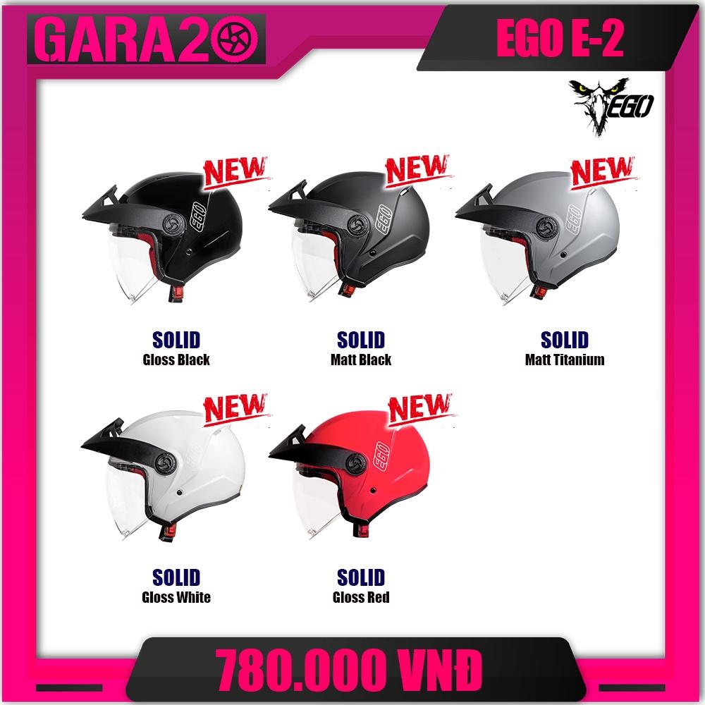 Hình ảnh MŨ BẢO HIỂM 3/4 EGO E-2 -GARA20